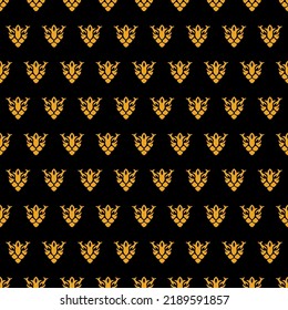 Tiger Head Seamless Pattern Vector, Tiger Background Simple and clean design