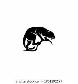 Tiger head silhouette, Vector tiger head, face for retro logos, 
roaring tiger vector illustration,emblems, badges, labels template.