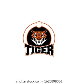 tiger head sport logo maskot 