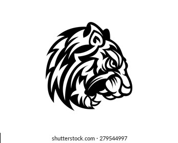 Tiger head tattoo