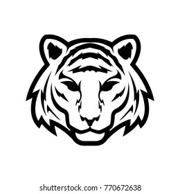 Tiger Head tattoo and logo Graphic