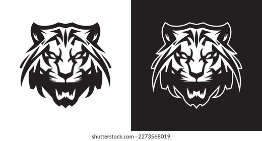 tiger head, tiger head tattoo, tiger head logo, tiger head mascot