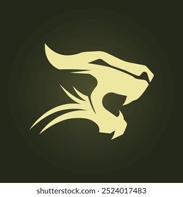 Tiger head trendy artwork surprising abstract vector illustration colorful useful design.eps