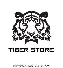 tiger head vector. tiger animal logo template