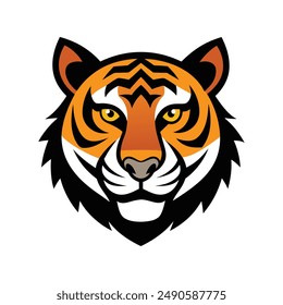  ilustración de Arte vectorial de cabeza de tigre