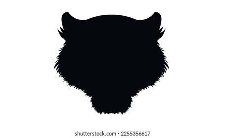 THE TIGER HEAD VECTOR DESIGN