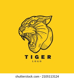 tiger head vector, tiger icon