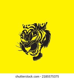 tiger head vector, tiger icon
