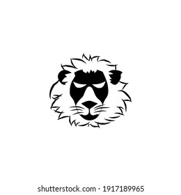 tiger head vector illustration