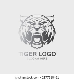 Tiger head vector illustration, can be used for mascot, logo, apparel and more