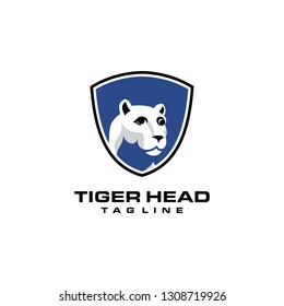 Tiger head vector logo