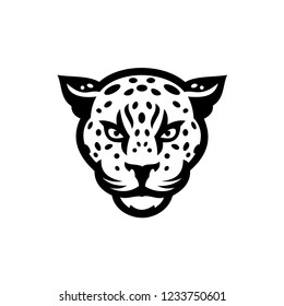 Tiger head - vector logo concept illustration in classic graphic style.