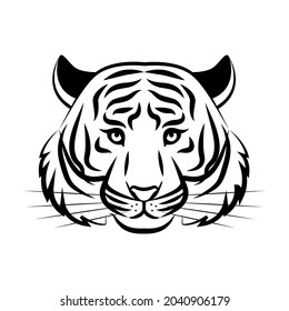 Tiger Head Vector Logo Concept Illustration Stock Vector (Royalty Free ...