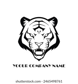 tiger head vector for logo or icon