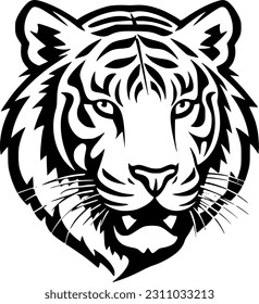 Tiger - High Quality Vector Logo - Vector illustration ideal for T-shirt graphic