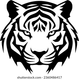 Tiger - High Quality Vector Logo - Vector illustration ideal for T-shirt graphic