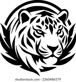 Tiger - High Quality Vector Logo - Vector illustration ideal for T-shirt graphic