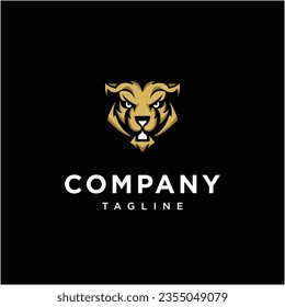 Tiger Hour Glass logo icon vector template.eps