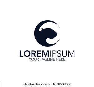 Tiger icon. head tiger design template