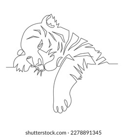Tiger icon logo design illustration