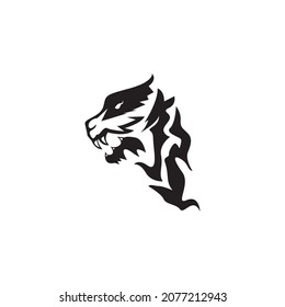 Tiger icon and symbol template illustration