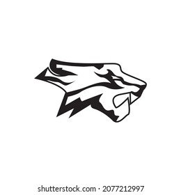 Tiger icon and symbol template illustration