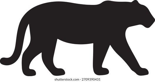  Tiger Icon – Vector Illustration 