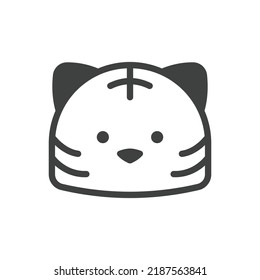 Tiger icon vector illustration logo template for many purpose.