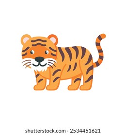 tiger icon vector illustration style