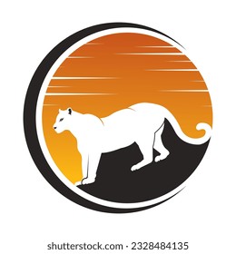 Tiger icon vector illustration template design