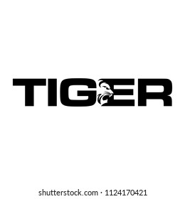 TIGER icon vector logo.