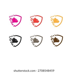 tiger illusion technology logo design