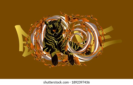tiger illustration design for sukajan which in Japanese means a traditional cloth or t-shirt with digital hand drawn Embroidery Men T-shirts Summer Casual Short Sleeve Hip Hop T Shirt Streetwear