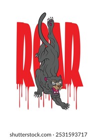 tiger illustration with japanese style for kaijune event
