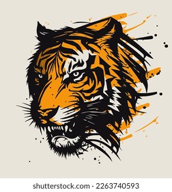 TIGER ILLUSTRATION VECTOR QUALITY HIGH