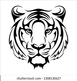 Tiger laser cut svg