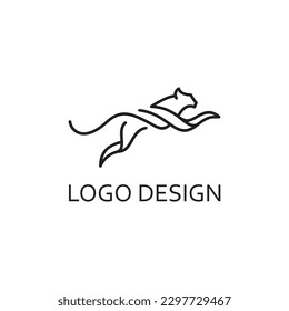 einfaches Logo für Tigersprung