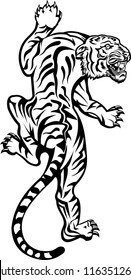 1,145 Tiger Jump Tattoo Images, Stock Photos & Vectors | Shutterstock