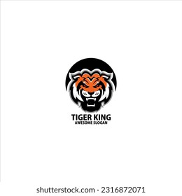 tiger king design logo gaming esport 