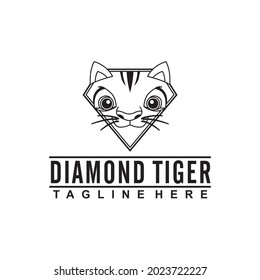 tiger king logo vector illustration - best for your business mascot brand