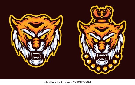Tiger King Mascot Esports Logo
