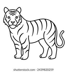 TIGER LINE ART,DESIGN ELEMENTS OR GRAPHIC RESOURCE