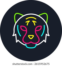 Tiger Line Multi Colour Circle
