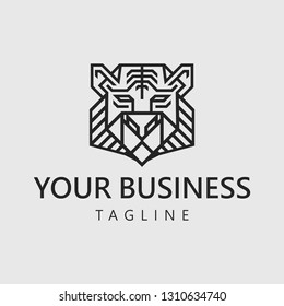 Tiger Line Simple Modern Logo Concept