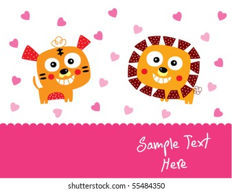 tiger and lion couple love