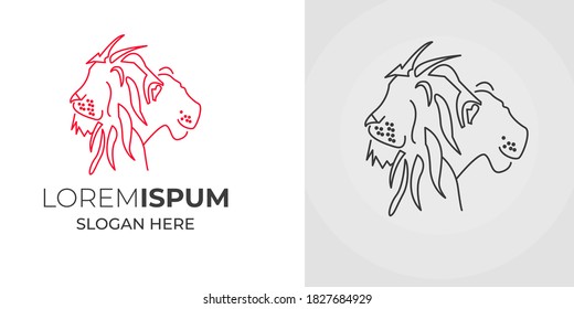 Tiger and lion head combo line art vector illustration on white background .
Lion Shield logo design template ,Business sign ,Vector illustration