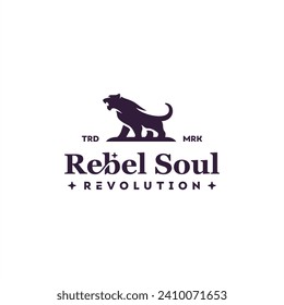 diseño de logotipo moderno de tiger lion