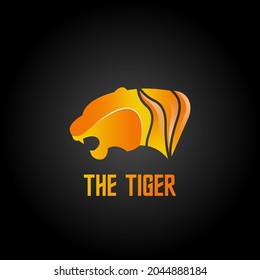 The Tiger Logo with 3D Style Design