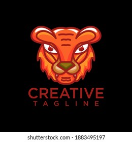 Tiger logo animal design vector template