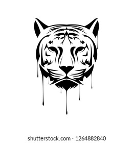 tiger logo animal vector